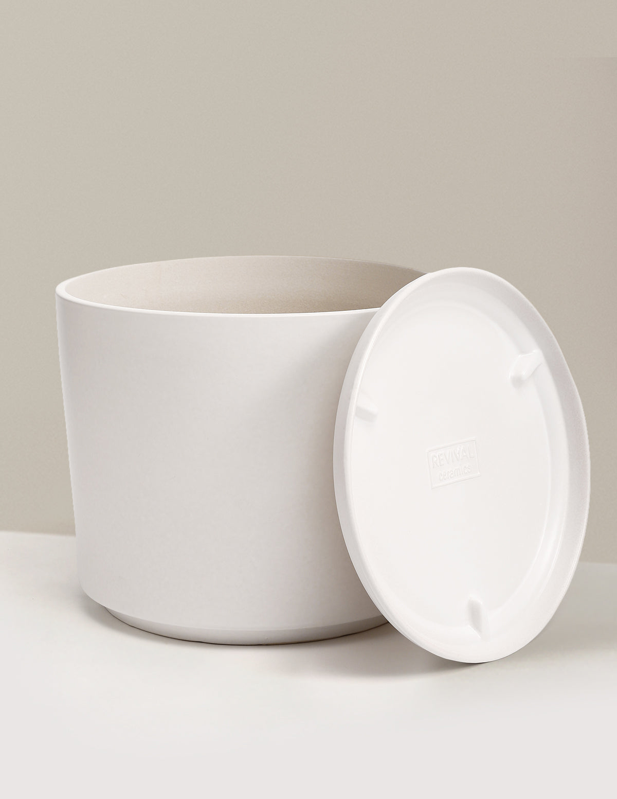 pot planter with saucer Revival Planter 17"
