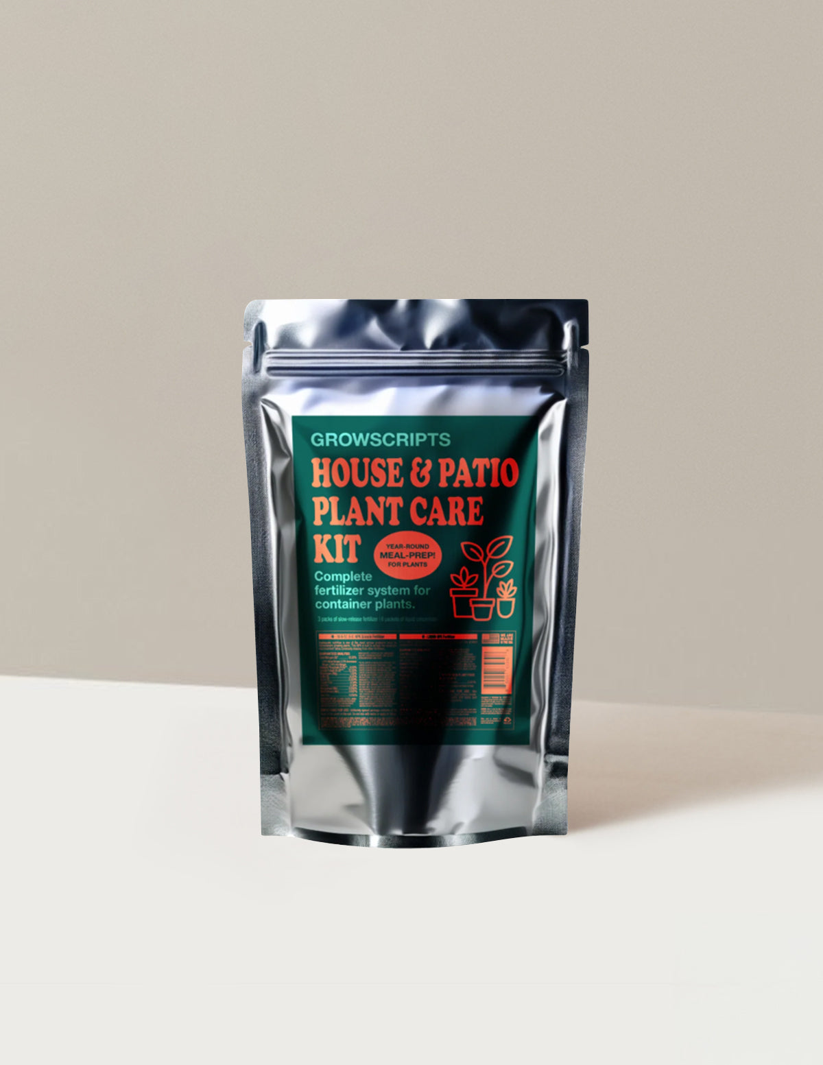 house plant growing kit GrowScripts House & Patio Plant Care Kit
