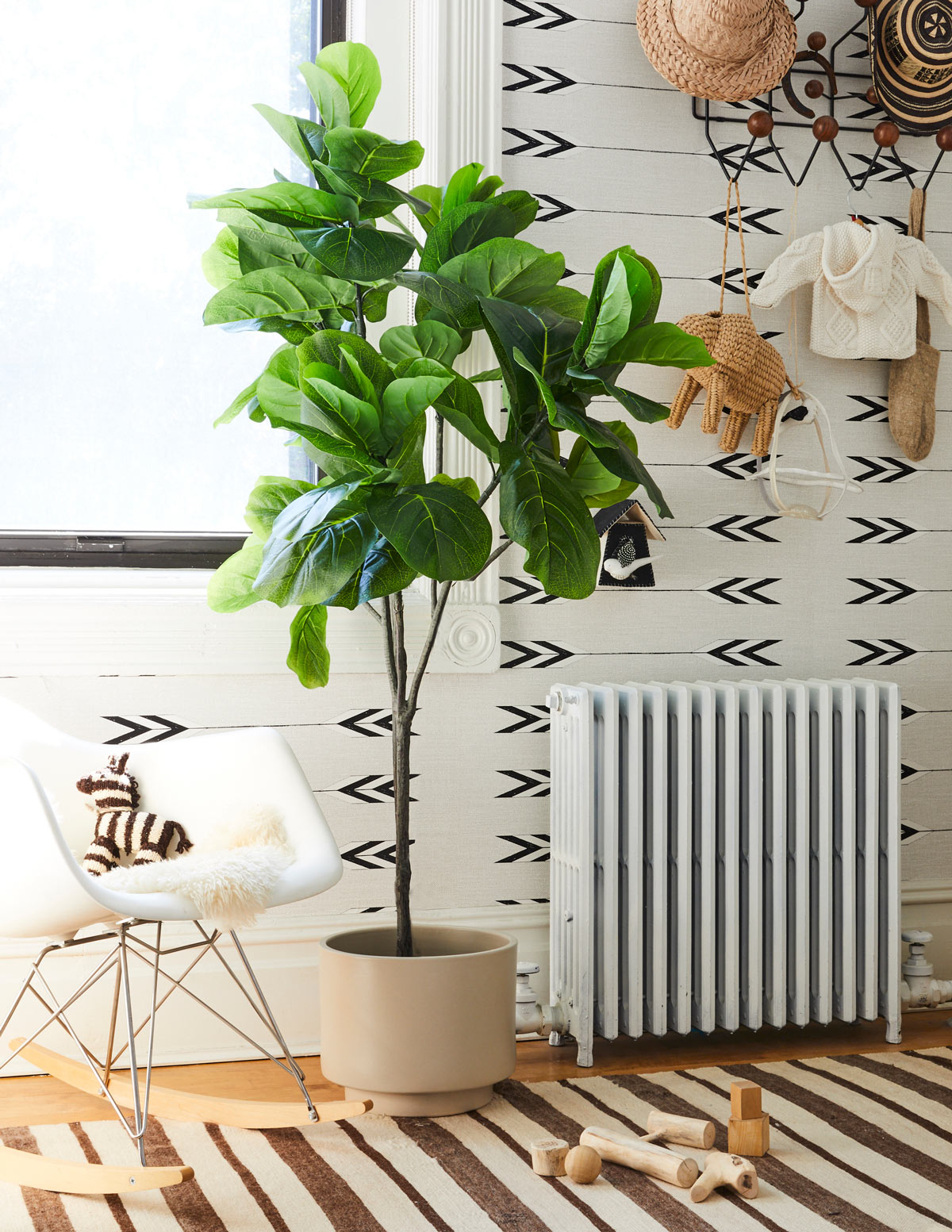 Faux Fiddle Leaf Fig Tree