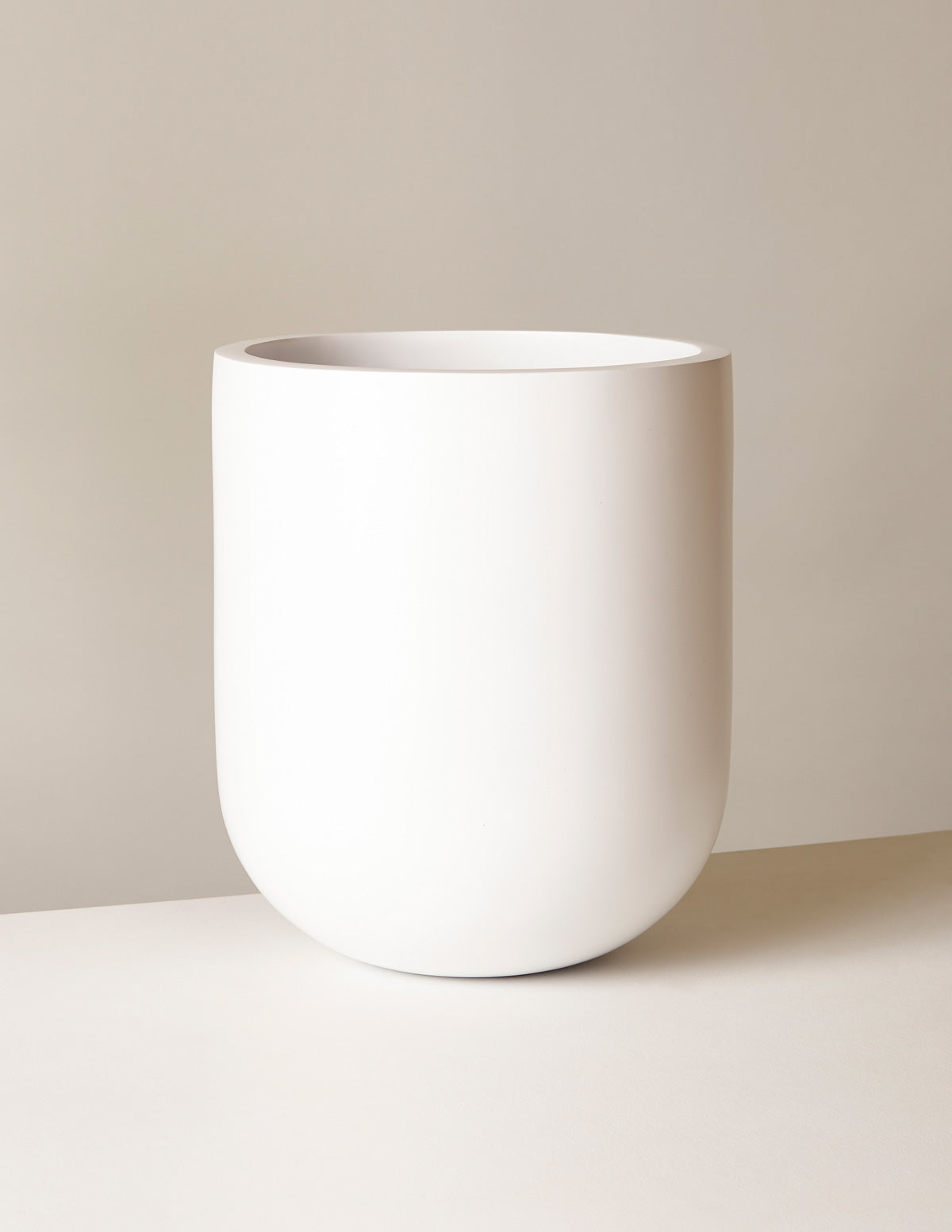 white indoor plant pot with stand Large Pallas Planter