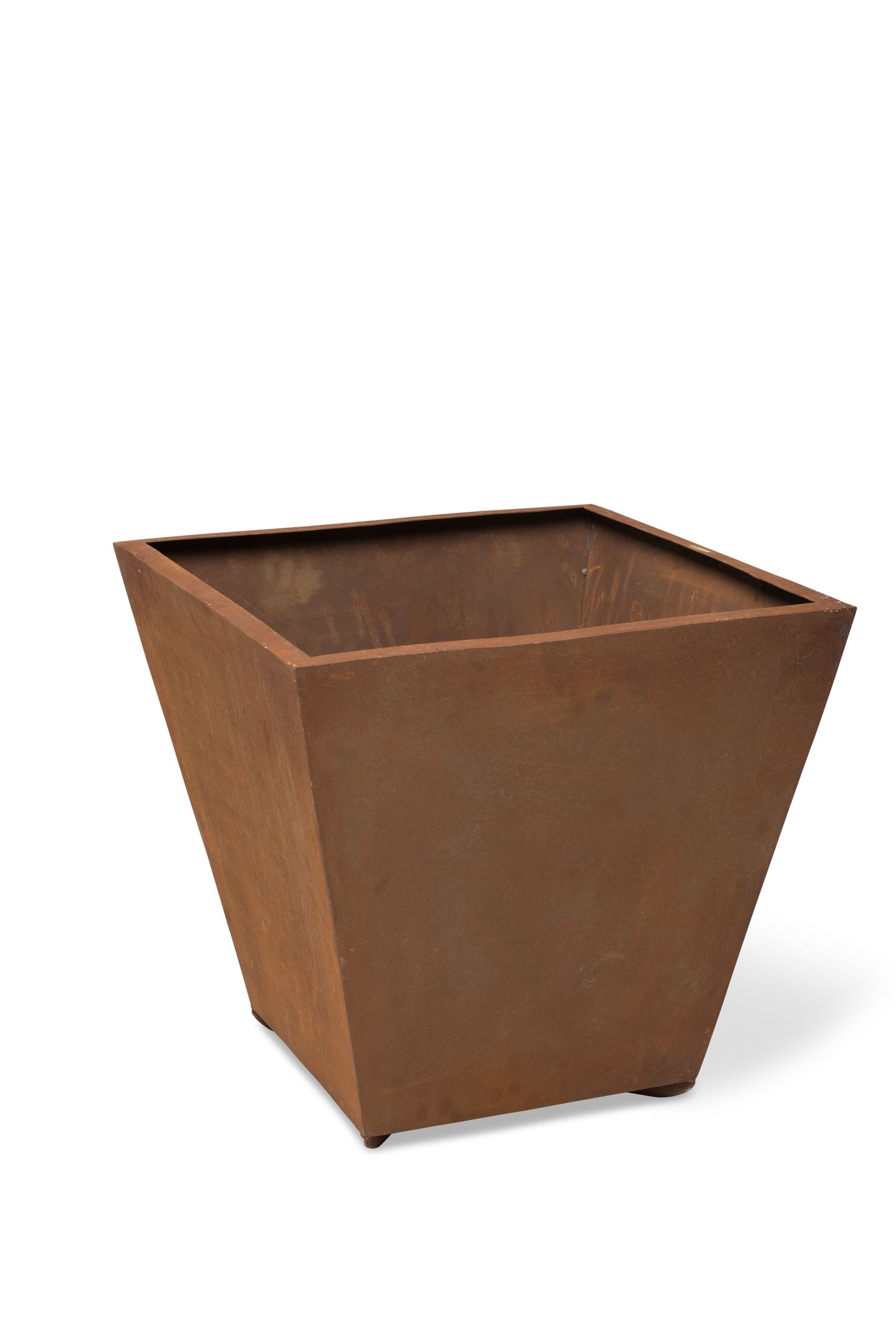 Corten Steel Tapered Square Planters