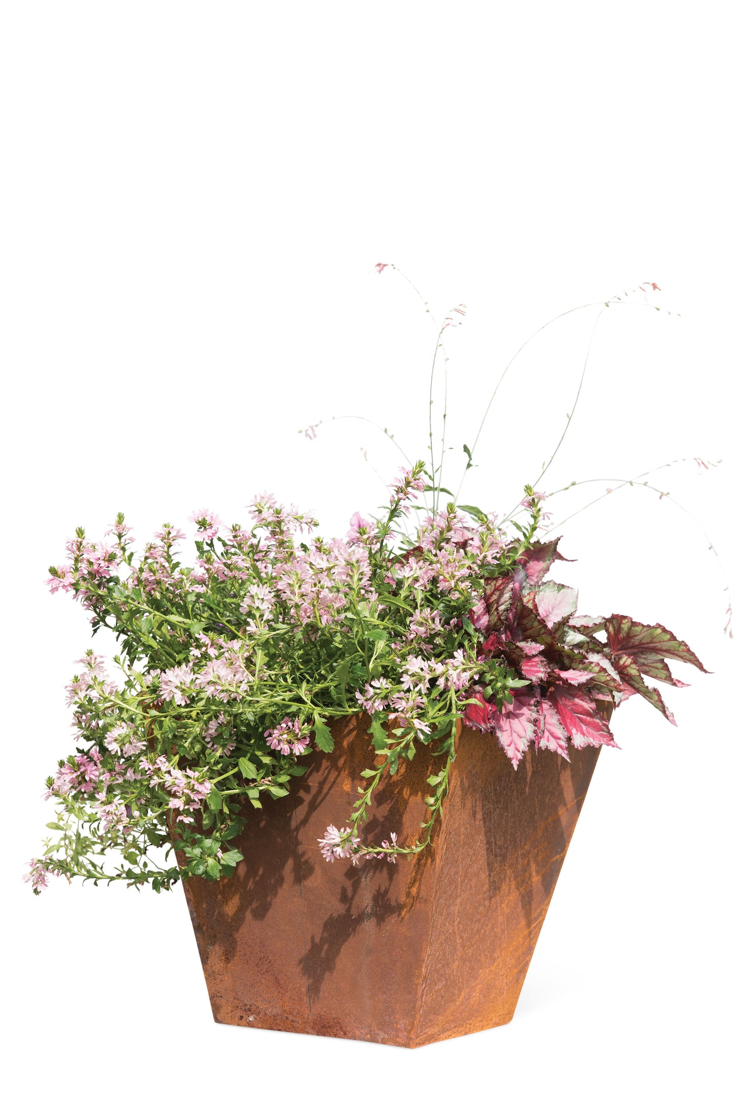 Corten Steel Tapered Square Planters