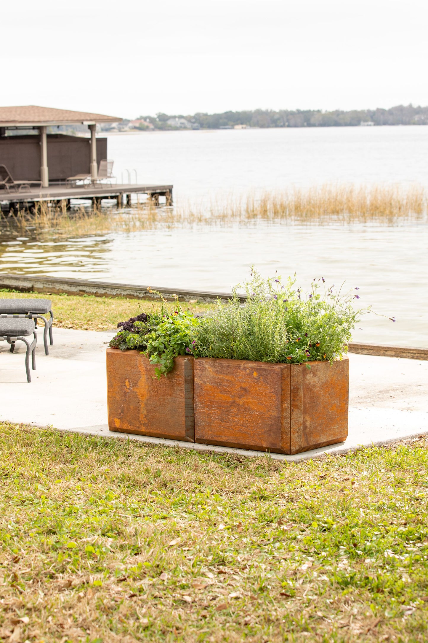 Corten Steel Modular Raised Bed