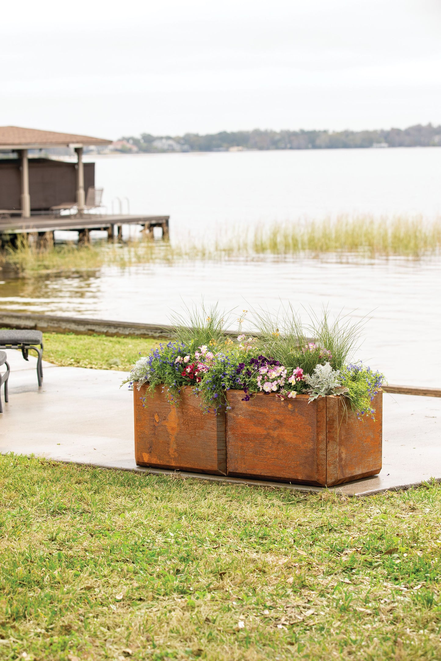 Corten Steel Modular Raised Bed