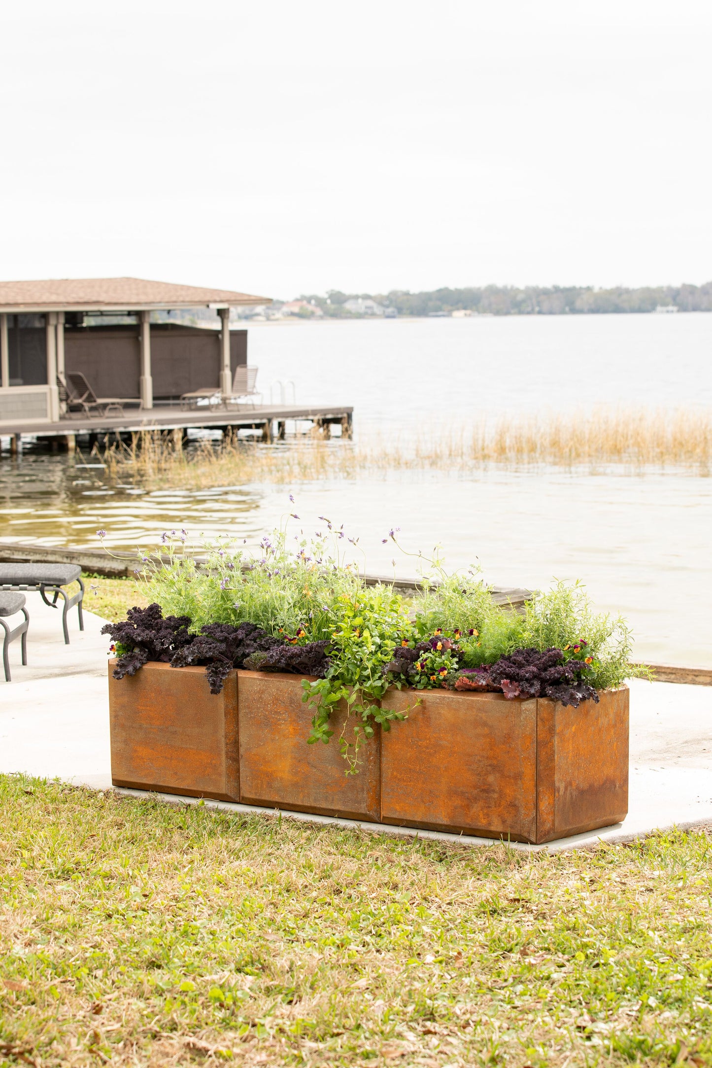 Corten Steel Modular Raised Bed