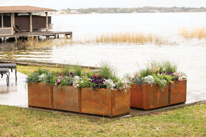 Corten Steel Modular Raised Bed
