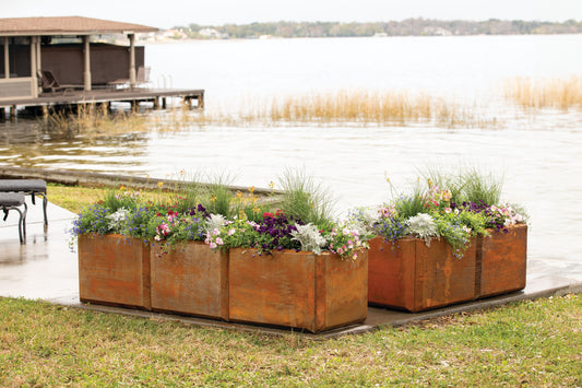 Corten Steel Modular Raised Bed
