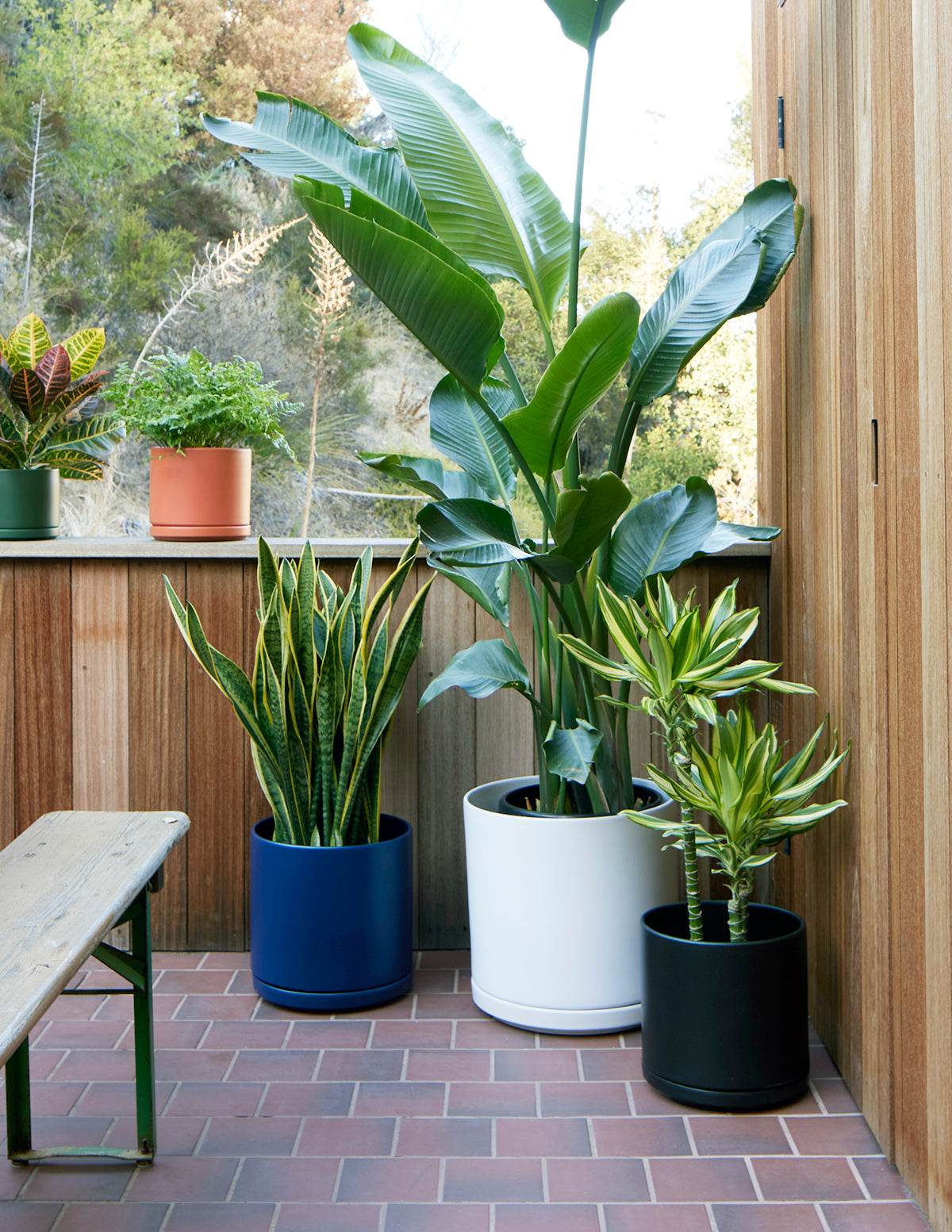 Solid Goods Planter with Saucer