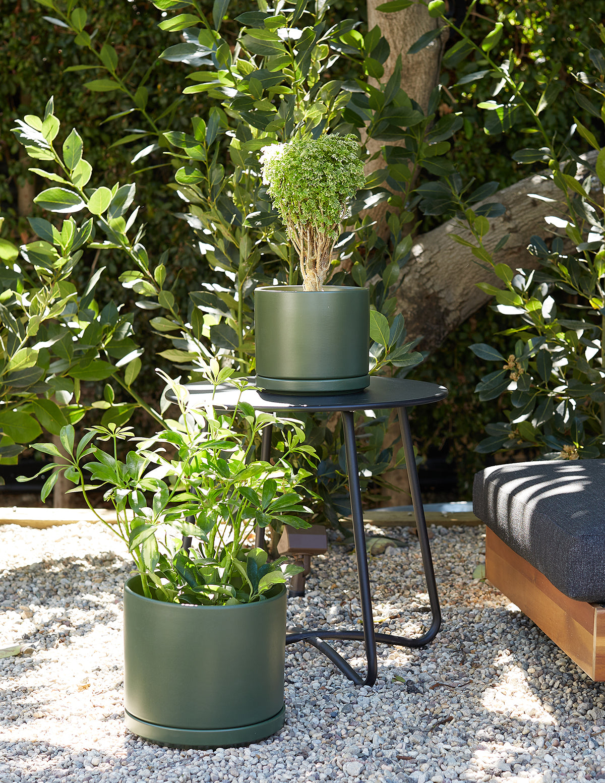 Solid Goods Planter with Saucer
