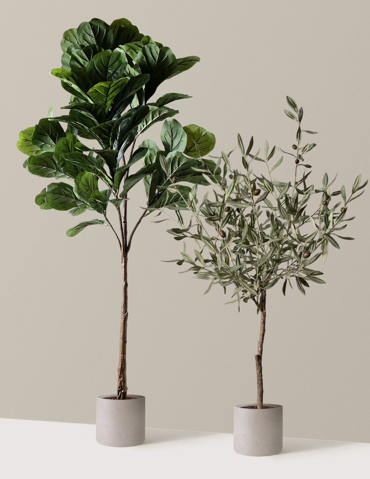 Faux Iconic Trees Duo