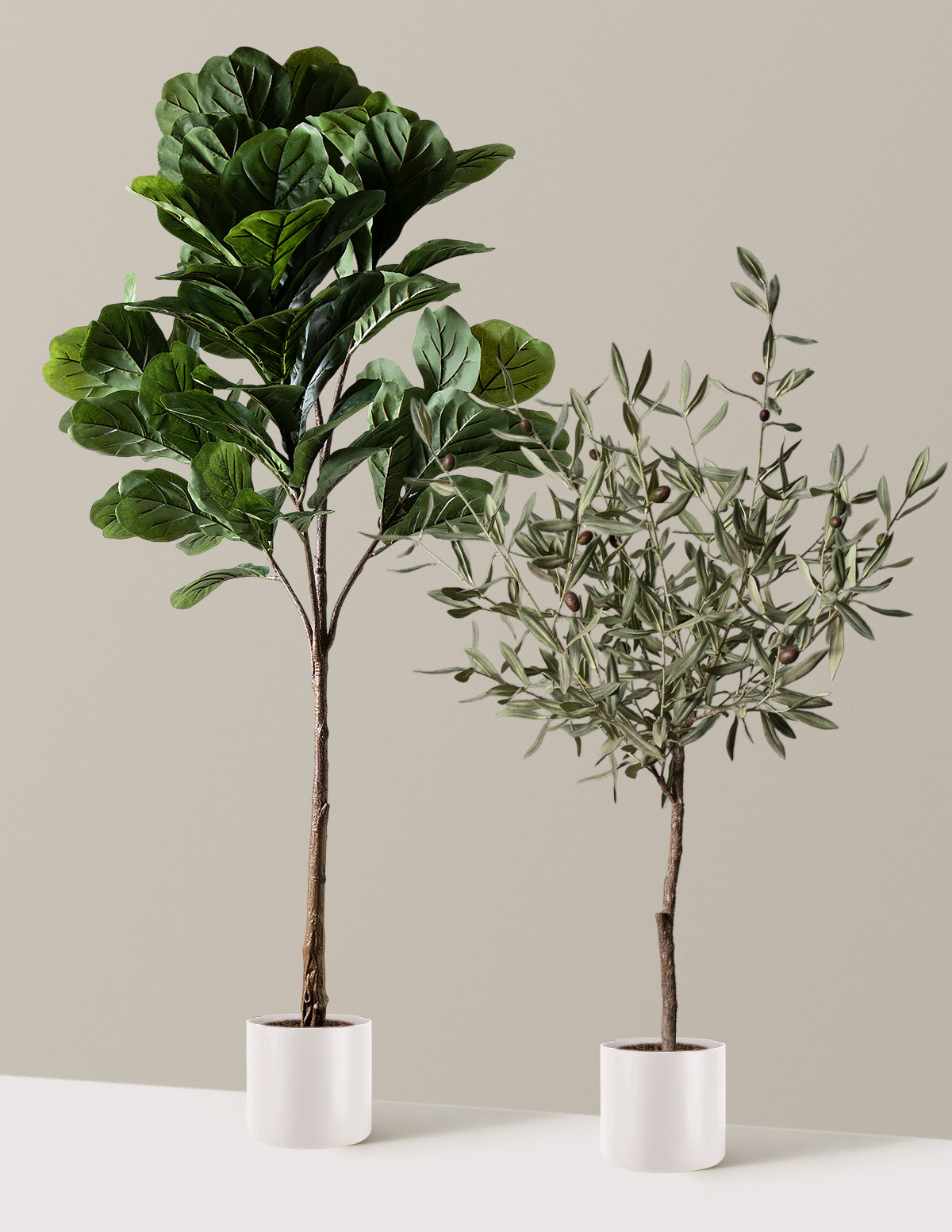 Faux Iconic Trees Duo