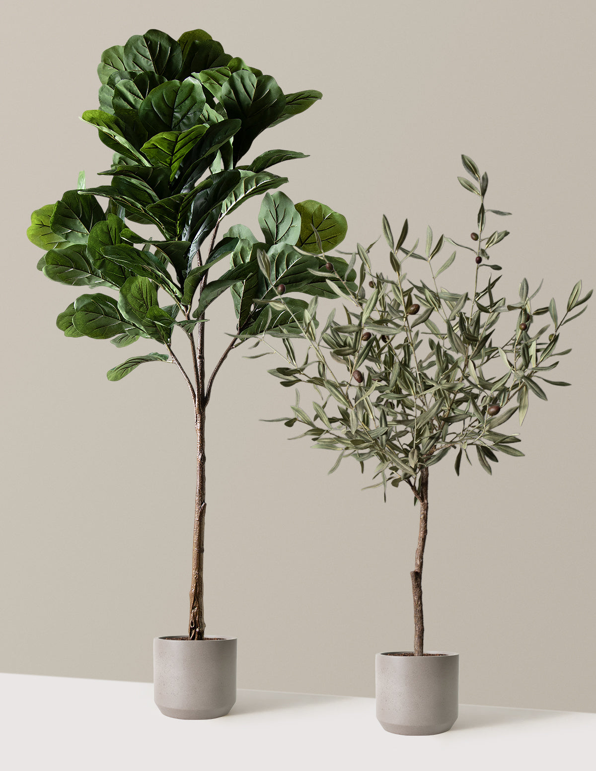 Faux Iconic Trees Duo