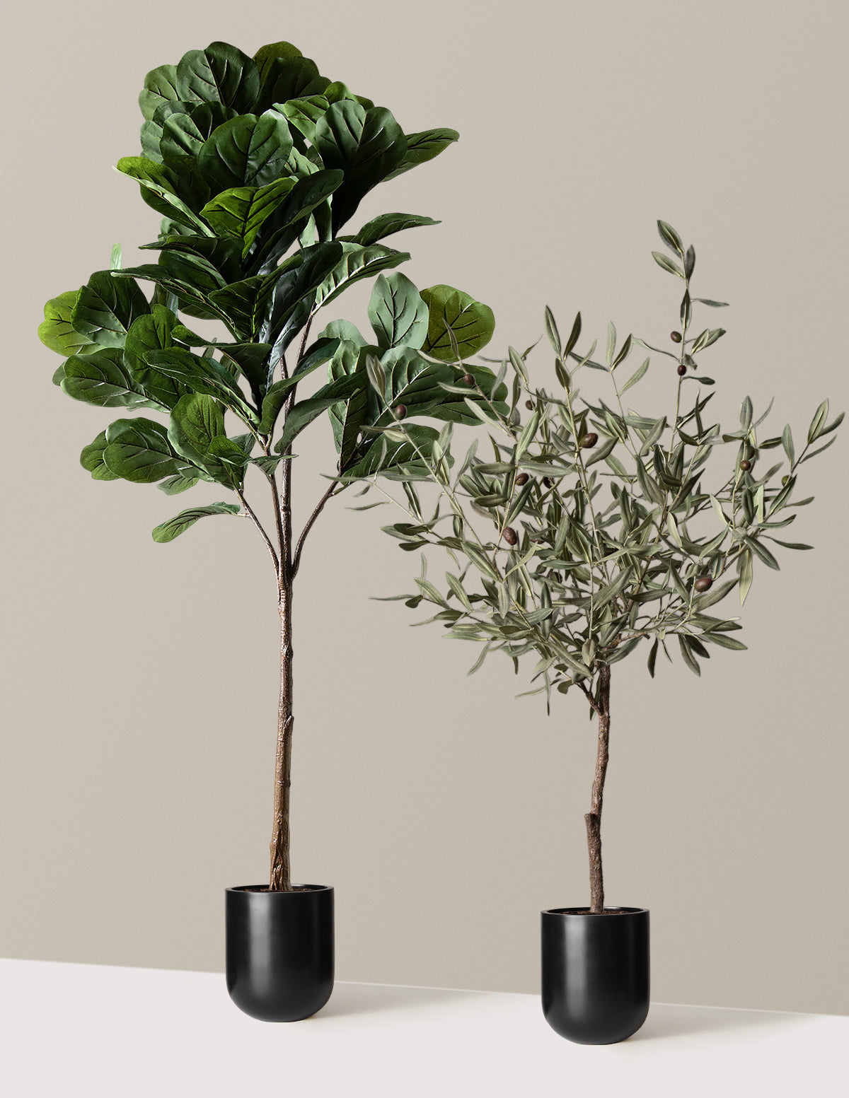 Faux Iconic Trees Duo