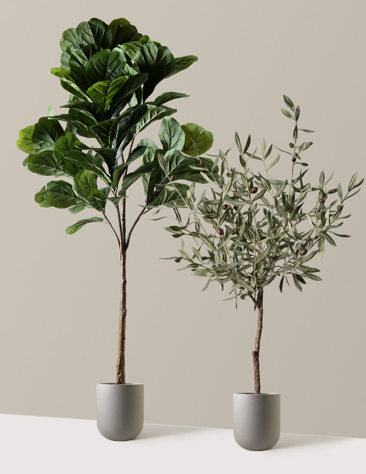 Faux Iconic Trees Duo