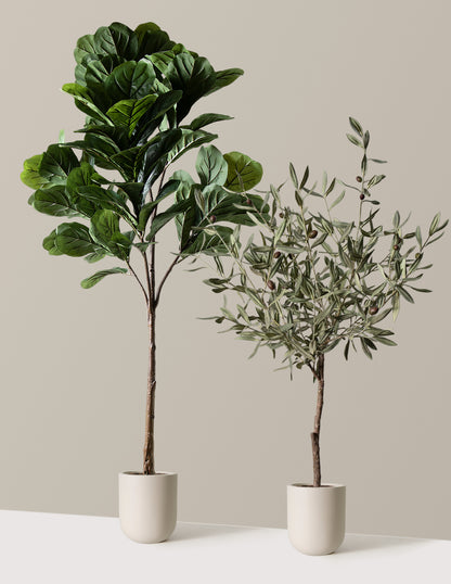 Faux Iconic Trees Duo