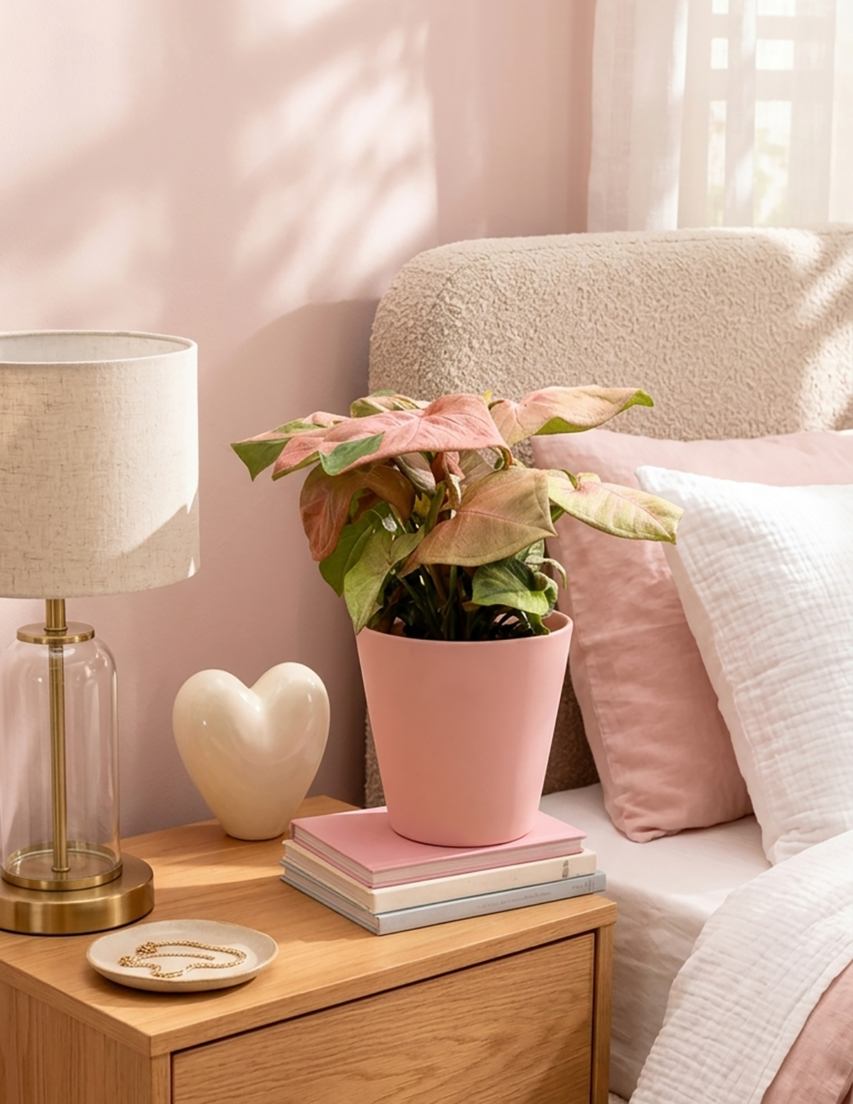 Pink Arrowhead Plant