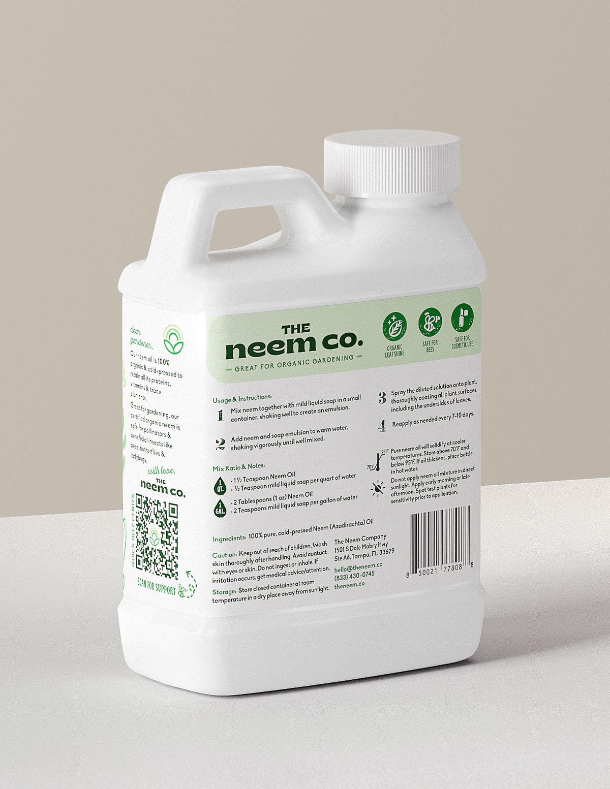 Organic Neem Oil (LGL)