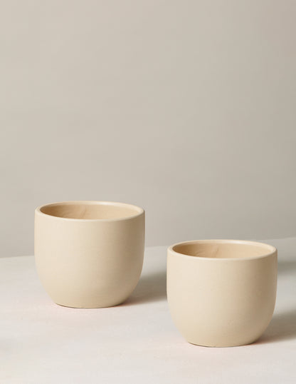 Small Grant Ceramic Planter Duo